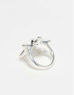 sterling silver chunky starfish ring