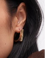 ARKET gold plated Jewellery with bow detail