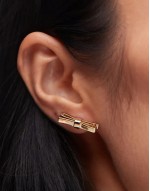 ARKET gold plated Jewellery with bow detail